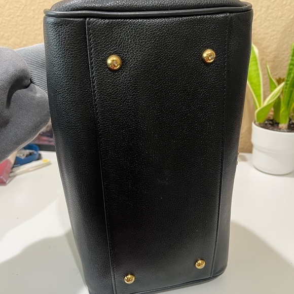 MCM BLACK LEATHER HANDBAG - Picture 4 of 14